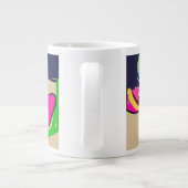 タコかわいい ジャンボコーヒーマグカップ (裏面)