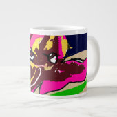 タコかわいい ジャンボコーヒーマグカップ (正面右)