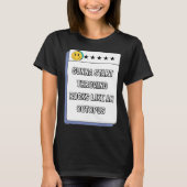 タコが石を投げる Tシャツ (正面)