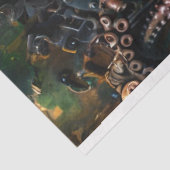 タコさびブロンズのデコパージュ 薄葉紙 (詳細)