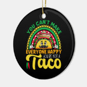 タコじゃなくてあなたはみんなを幸せにできない セラミックオーナメント (左)