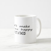 タコじゃなくて誰も幸せになれない コーヒーマグカップ (正面右)