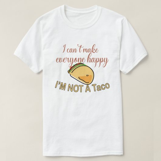 タコじゃなくて誰も幸せになれない Tシャツ (デザイン正面)