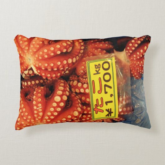 タコたこたこ築地市場 アクセントクッション (正面)