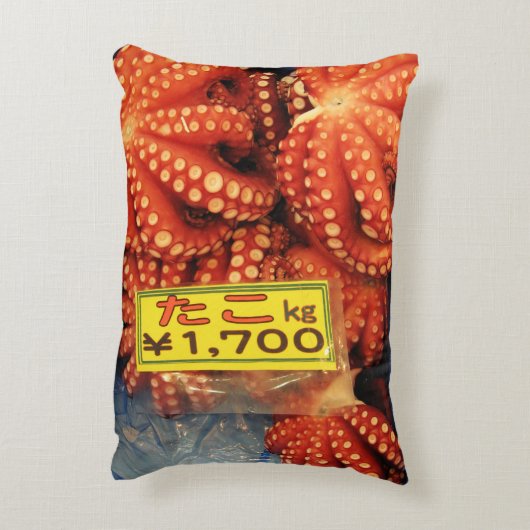 タコたこたこ築地市場 アクセントクッション (裏面(縦))