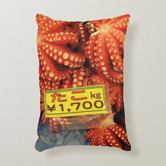 タコたこたこ築地市場 アクセントクッション (正面(垂直))