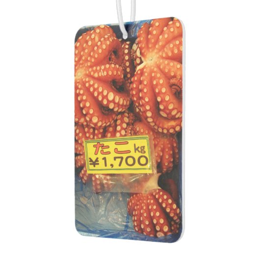 タコたこたこ築地市場 カーエアーフレッシュナー (左)