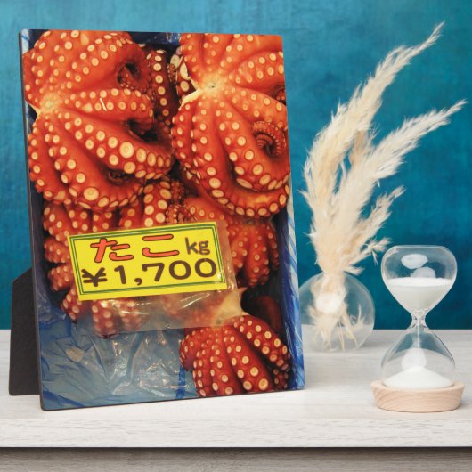 タコたこたこ築地市場 フォトプラーク (側面)