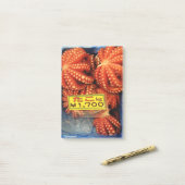 タコたこたこ築地市場 ポストイット (デスク上)