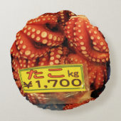 タコたこたこ築地市場 ラウンドクッション (裏面)