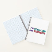 タコだってストレス抱えてる!面白いタコのマルチタスク ノートブック (内部)