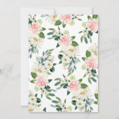 タコでベビーの赤ちゃんシャワー 招待状 (裏面)