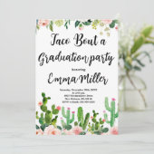 タコで卒業フィエスタパーティー 招待状 (スタンド正面)