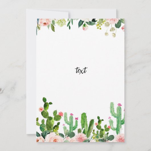 タコで卒業フィエスタパーティー 招待状 (裏面)