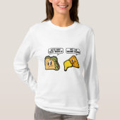 タコで取り組もう。いやナチョンの友達だ。 Tシャツ (正面)
