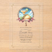 タコで未来のアクリル卒業パーティーを目指そう アクリル招待状 (正面)