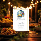 タコで未来の卒業パーティーを 招待状