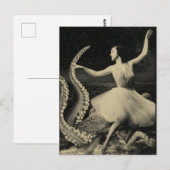 タコで踊る ポストカード (正面/裏面)