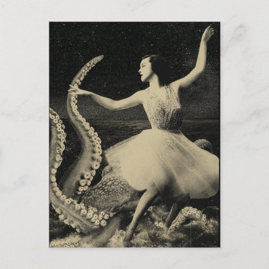 タコで踊る ポストカード (正面)