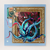 タコとカメラとダークマップ ジグソーパズル (横)