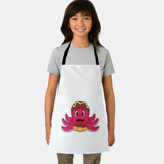 タコとケーキ エプロン (インサイチュ)