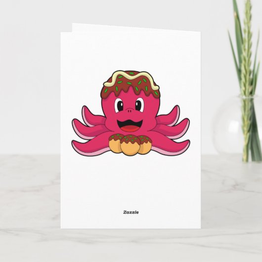 タコとケーキ カード (裏面)