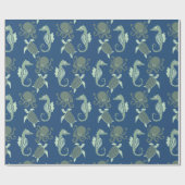 タコとシウマとカメ ラッピングペーパー (フラット)