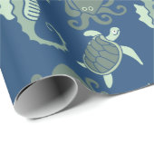 タコとシウマとカメ ラッピングペーパー (ロールコーナー)