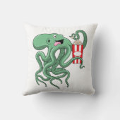 タコとポップコーン クッション (裏面)