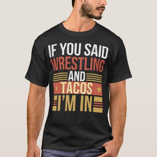 タコとレスリング愛好家ミームレスラーズメキシコ Tシャツ (正面)