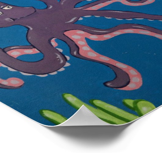 タコと友人 ポスター (角)