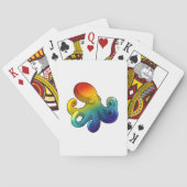 タコと虹 トランプ (裏面)