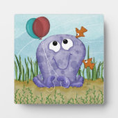 タコと釣りキス フォトプラーク (正面)