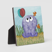 タコと釣りキス フォトプラーク (正面)