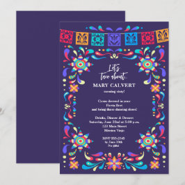 タコについてバースデーパーティー 招待状