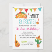 タコについてパーティーの話 招待状 (正面)