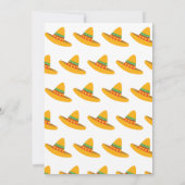 タコについてベイビー スペイン語招待状 招待状 (裏面)