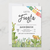 タコについてラブフィエスタ カップル メキシカンシャワー 招待状 (正面)