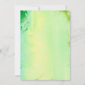 タコについてラブ カップルシャワー 招待状 サボテン (裏面)