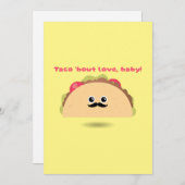 タコについて愛の赤ちゃんバレンタインデー シーズンカード (正面/裏面)