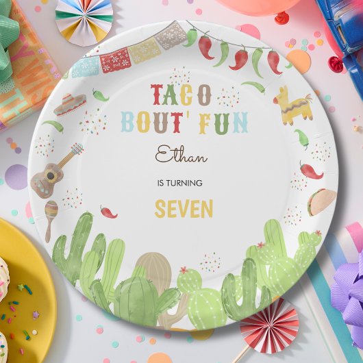 タコについて楽しいフィエスタメキシコ生誕祭 ペーパープレート