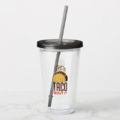 タコについて話そう アクリルタンブラー (裏面)