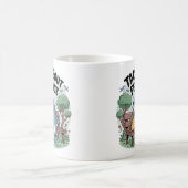 タコについて語るサメのコーヒー コーヒーマグカップ (中央)