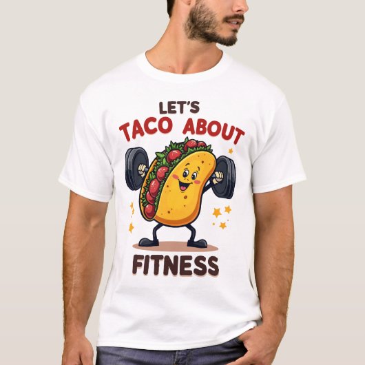 タコについて語ろう フィットネス Tシャツ (正面)