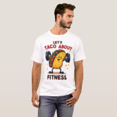 タコについて語ろう フィットネス Tシャツ (正面フル)