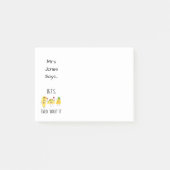 タコについて語ろう 面白いあなたへのカード ポストイット (正面)