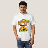 タコについて語ろう！面白いタコスダブリューシャツ Tシャツ (正面フル)