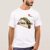 "タコについて語ろう" 面白いダジャレTシャツ | フード・ユーモア Tシャツ (正面)