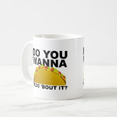タコについて語ろう Funny Mug コーヒーマグカップ (正面左)