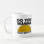 タコについて語ろう Funny Mug コーヒーマグカップ (左)